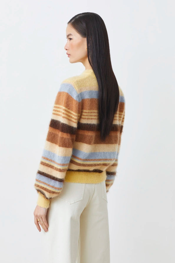 PRIORIS MULTI STRIPE SWEATER