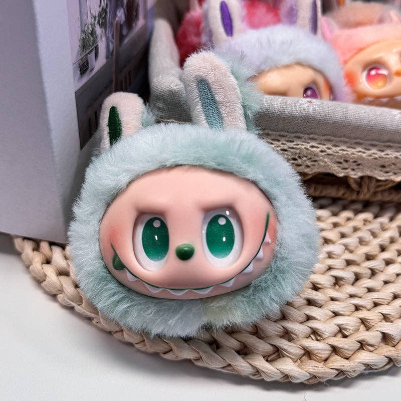 LABUBU TIE DYE PLUSH KEYCHAIN