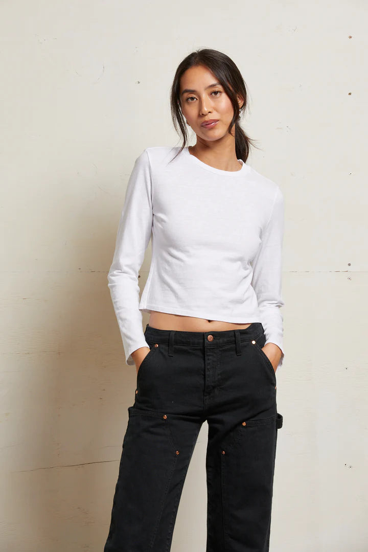 JAMIE RECYCLED COTTON LS CREW