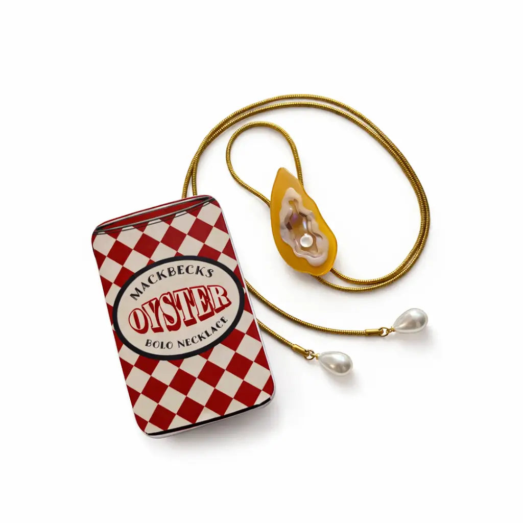 Oyster Bolo Necklace