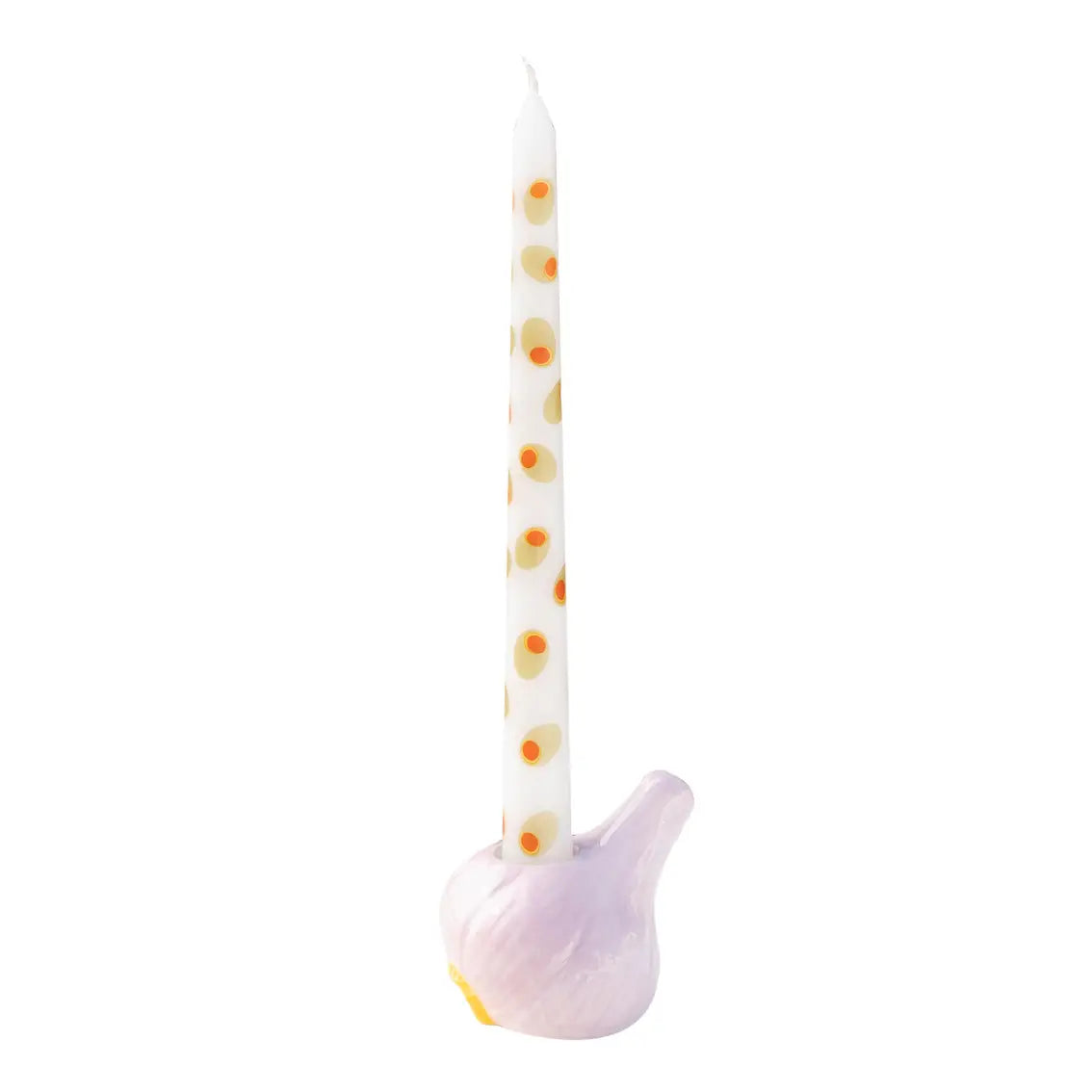 OLIVE TAPER STATEMENT CANDLE SET OF 2