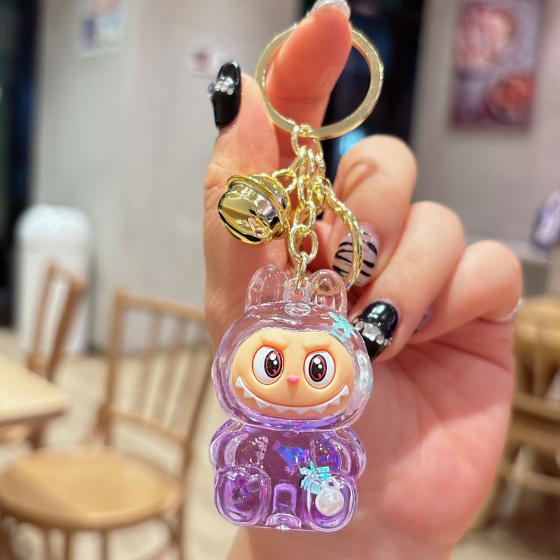GLITTER LABUBU KEYCHAIN