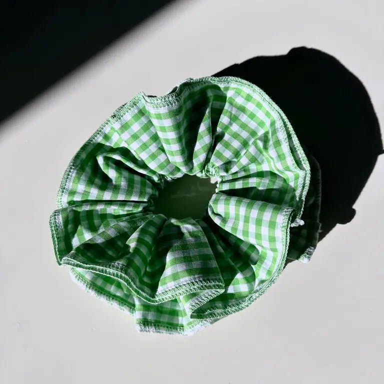 GIANT PLAID SCRUNCHIE