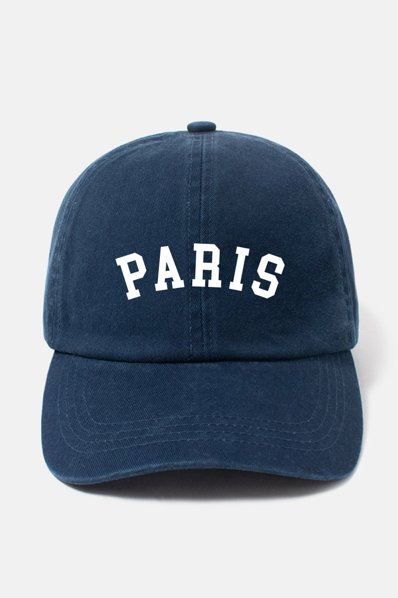 PARIS EMBROIDERED HAT