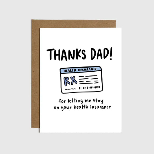 DAD HEALTH INSURANCE CARD
