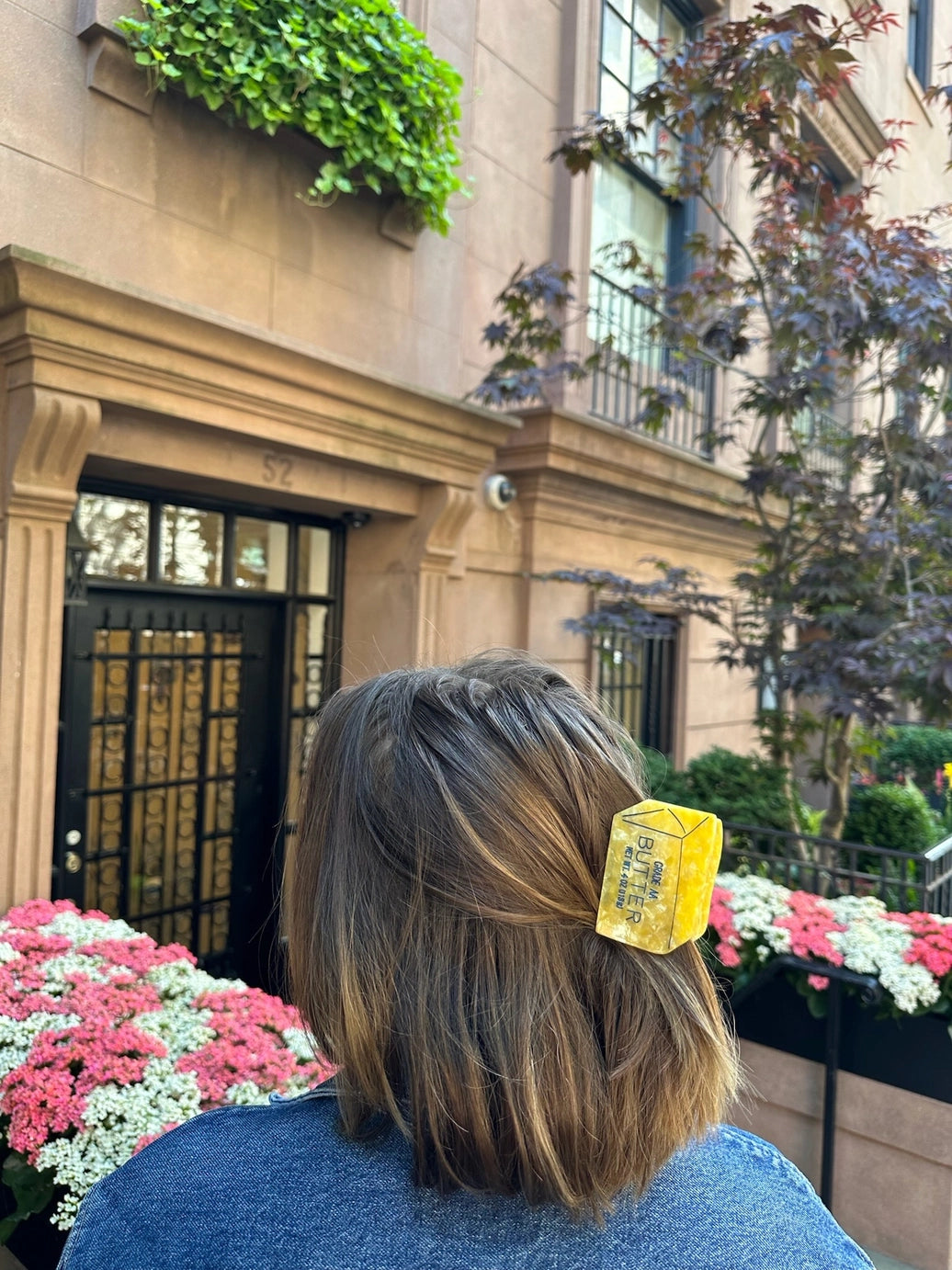 BUTTER HAND PAINTED HAIR CLIP
