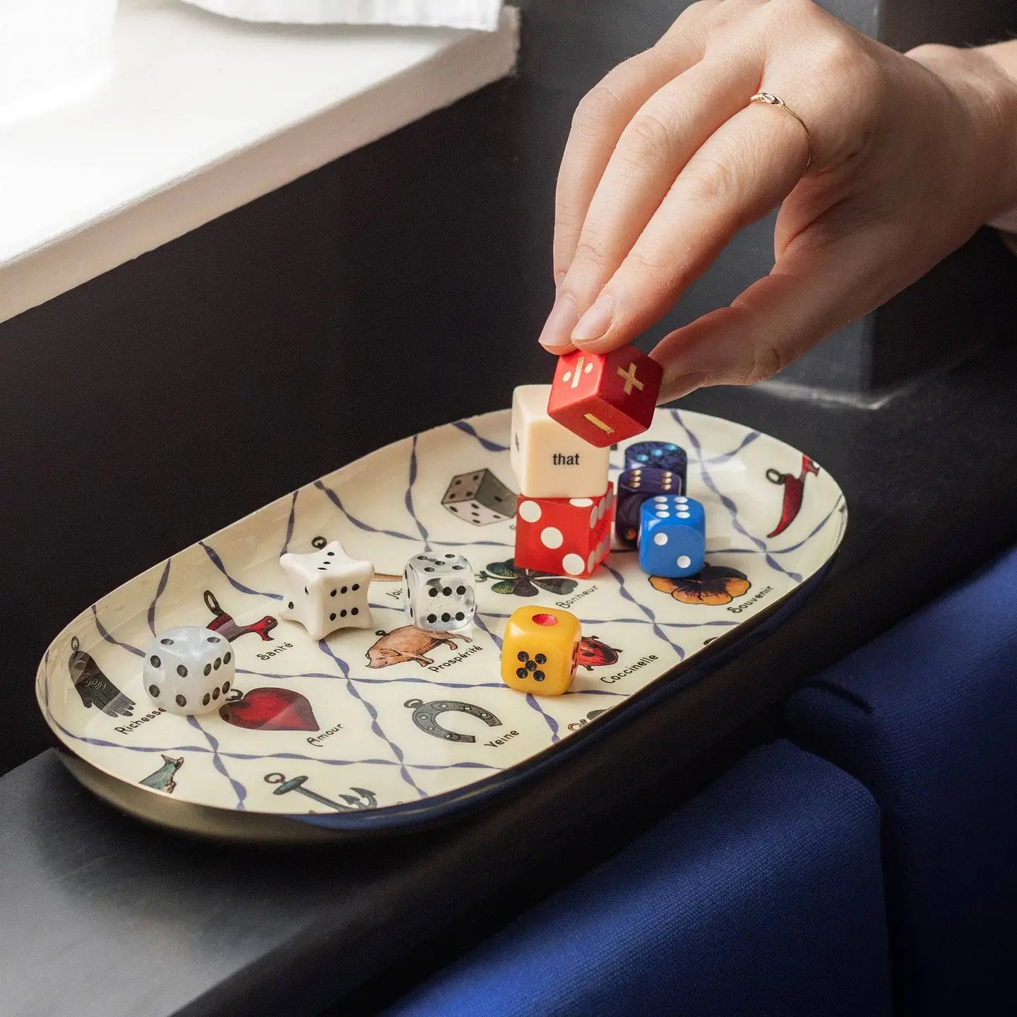CHARMS ENAMEL TRAY