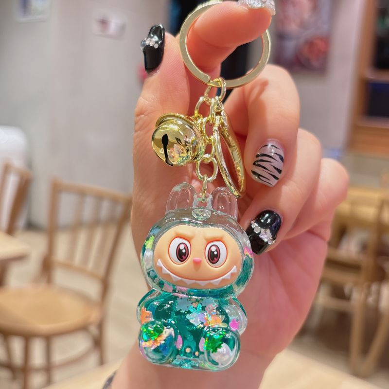 GLITTER LABUBU KEYCHAIN