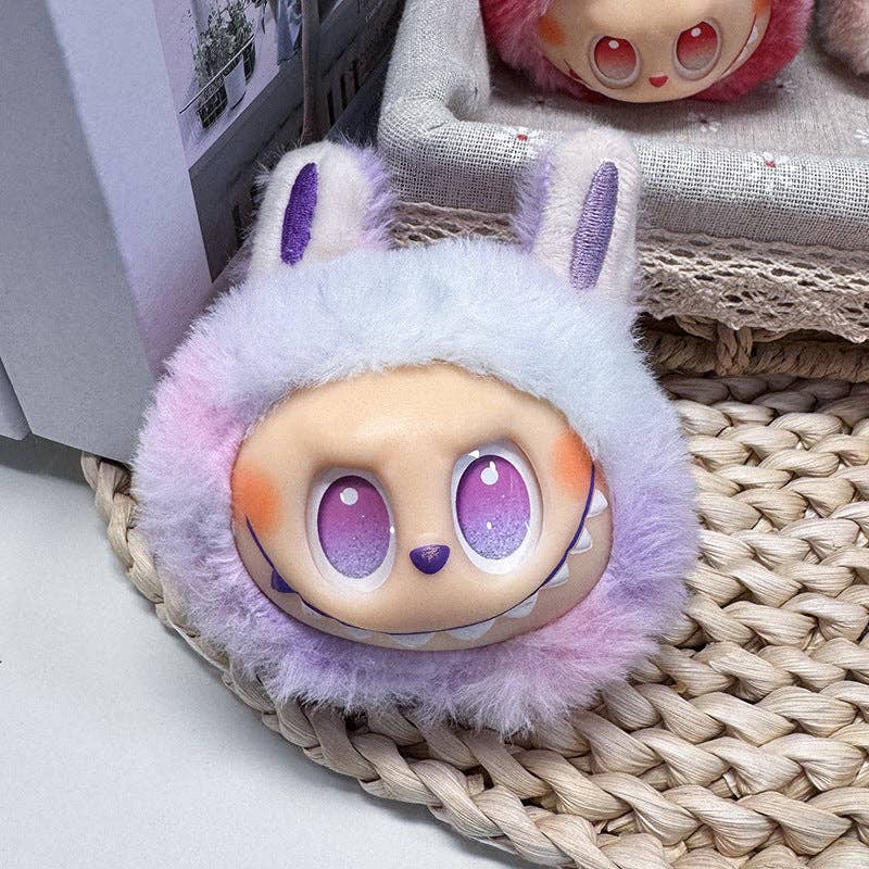 LABUBU TIE DYE PLUSH KEYCHAIN