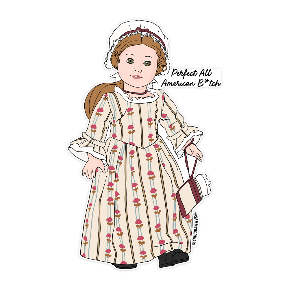 Felicity All American Sticker