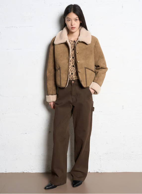 EAST FAUX FUR LINED JACKET