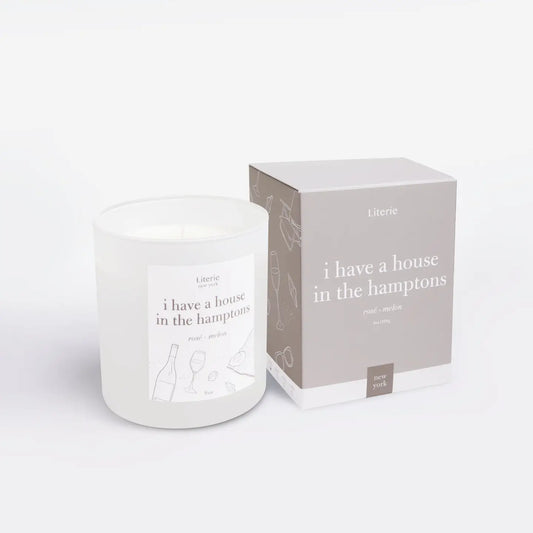 I HAVE A HOUSE IN THE HAMPTONS CANDLE