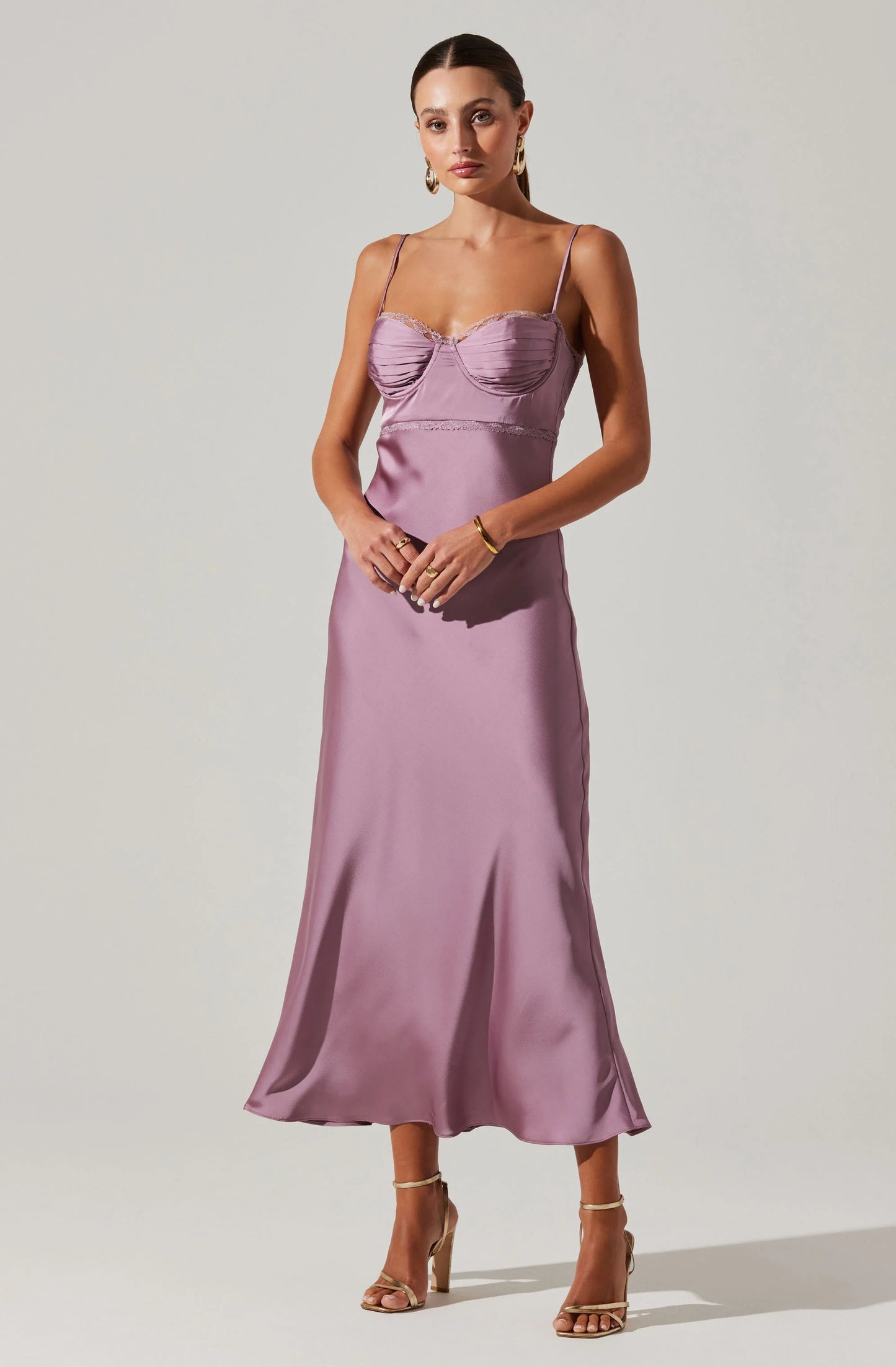 FLORIANNE BUSTIER SLIP DRESS