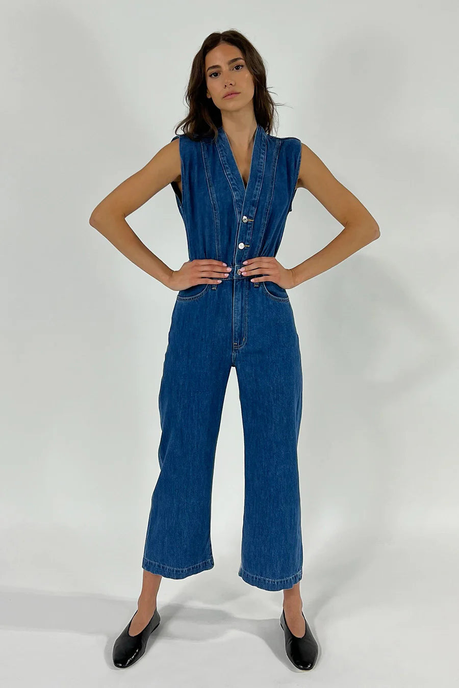 CAMDEN DENIM JUMPSUIT