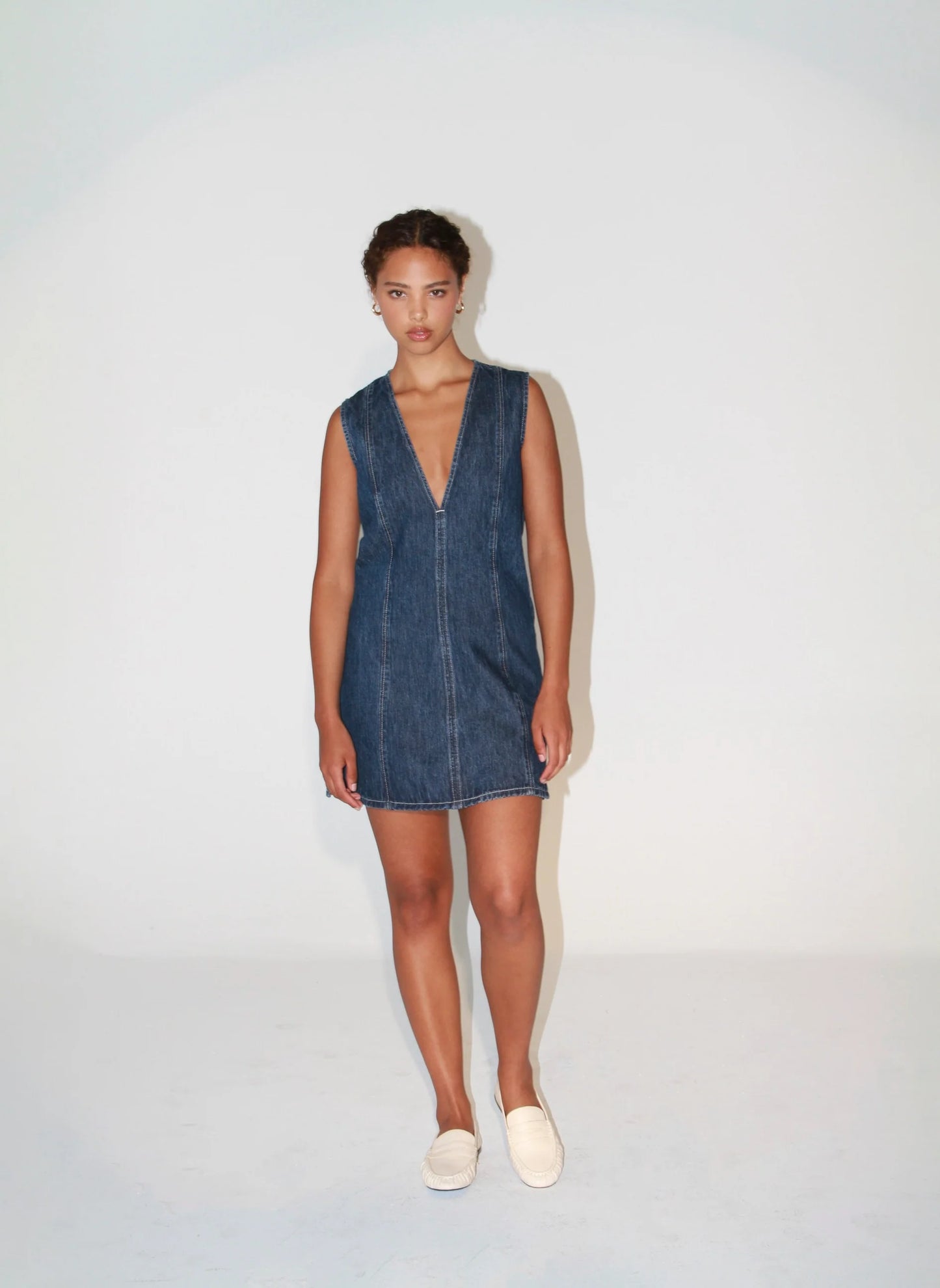 LAILA MINI DENIM DRESS