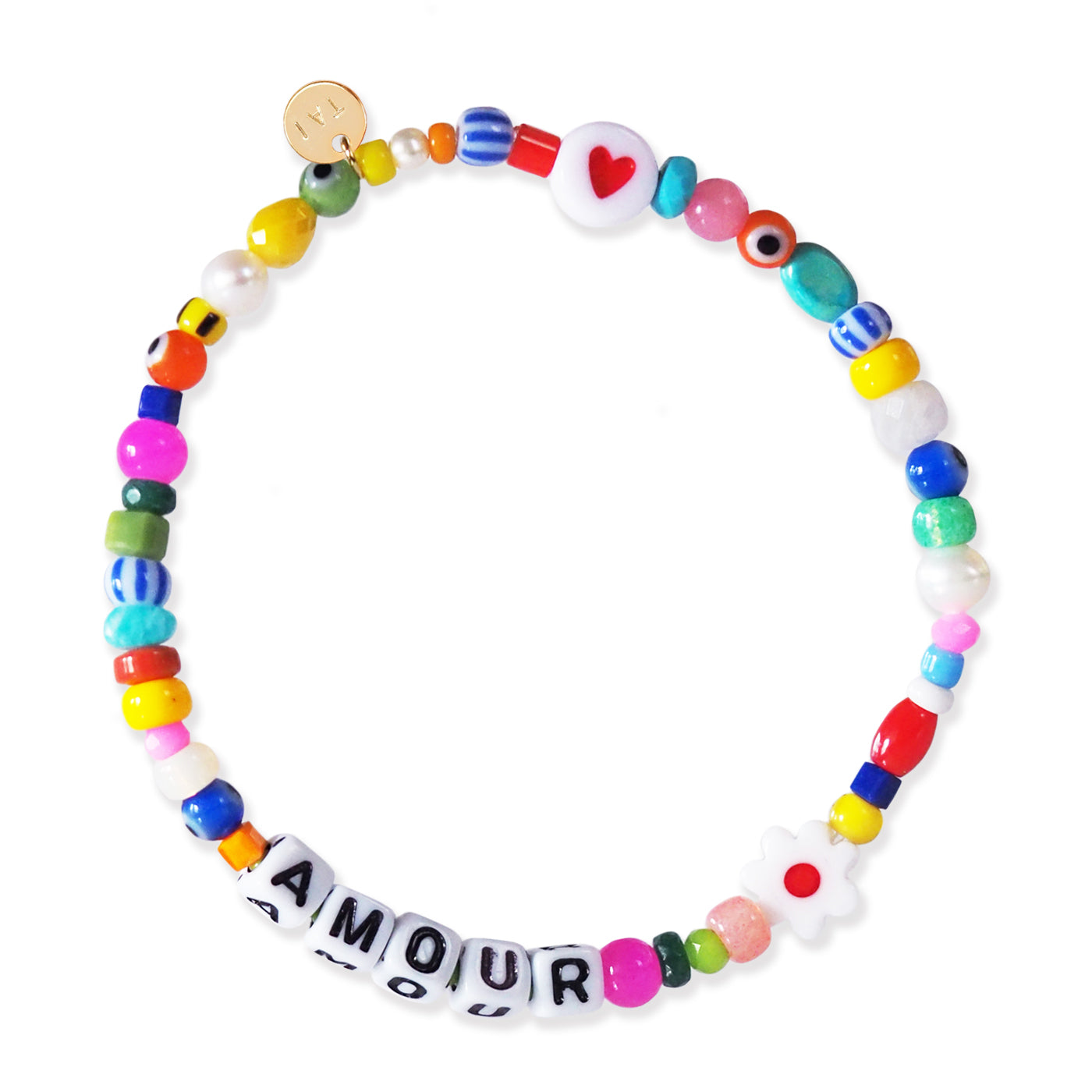 AMOUR handmade BEADED BRACELET