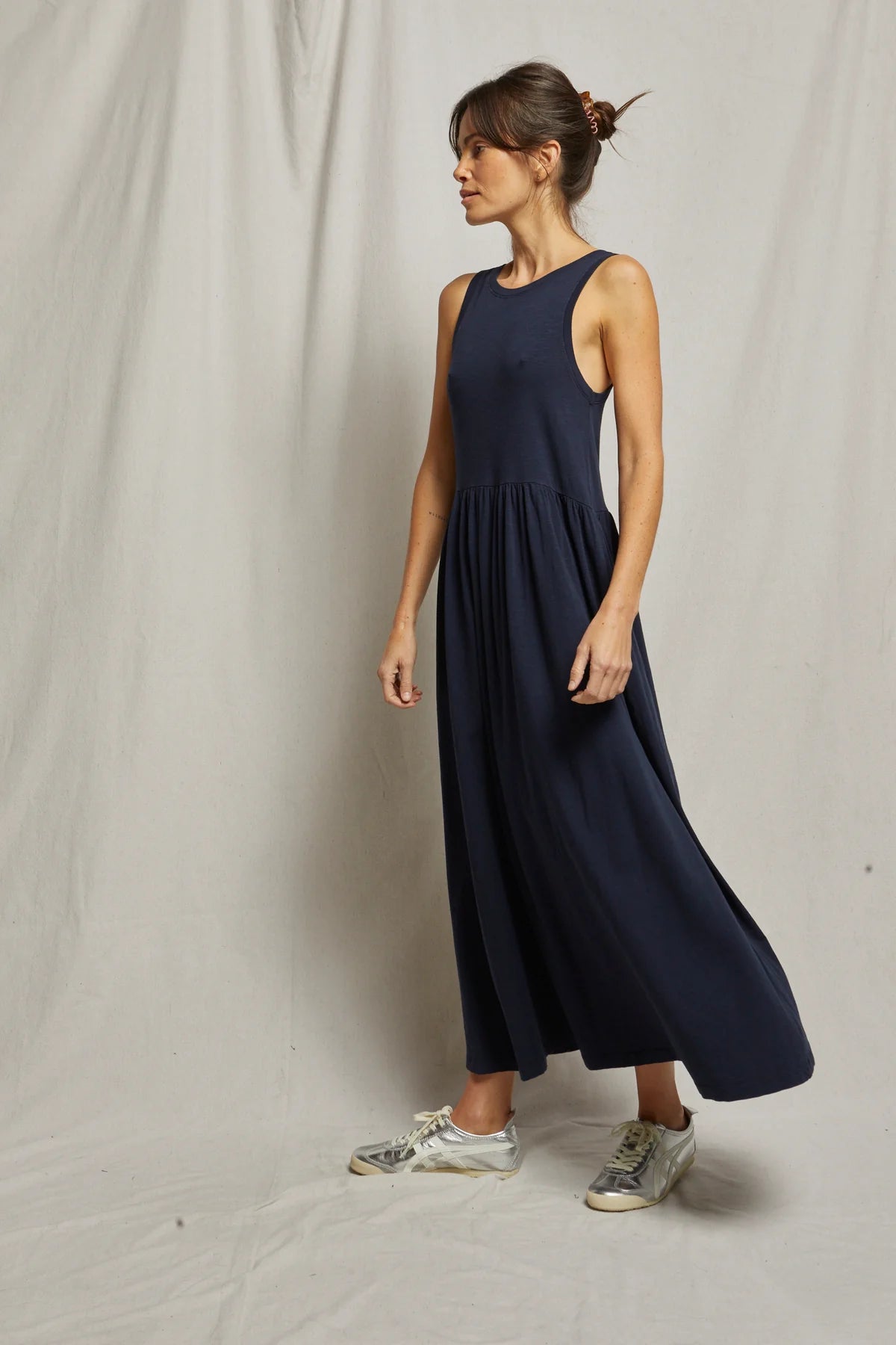 EVA SLUB JERSEY TIER DRESS