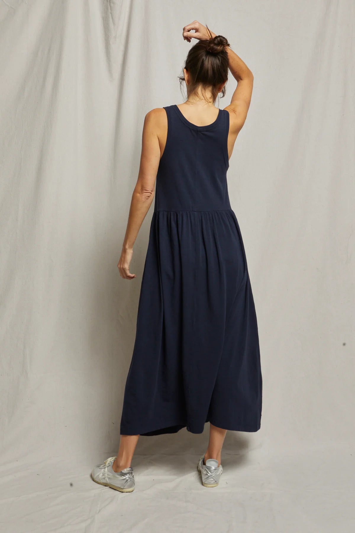EVA SLUB JERSEY TIER DRESS