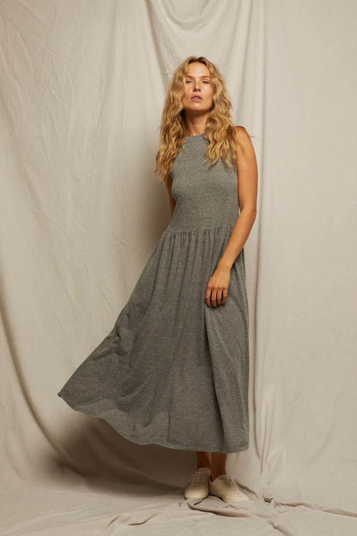 NEW EVA SLUB JERSEY TANK DRESS