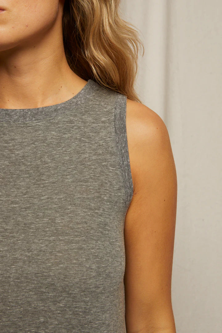 NEW EVA SLUB JERSEY TANK DRESS