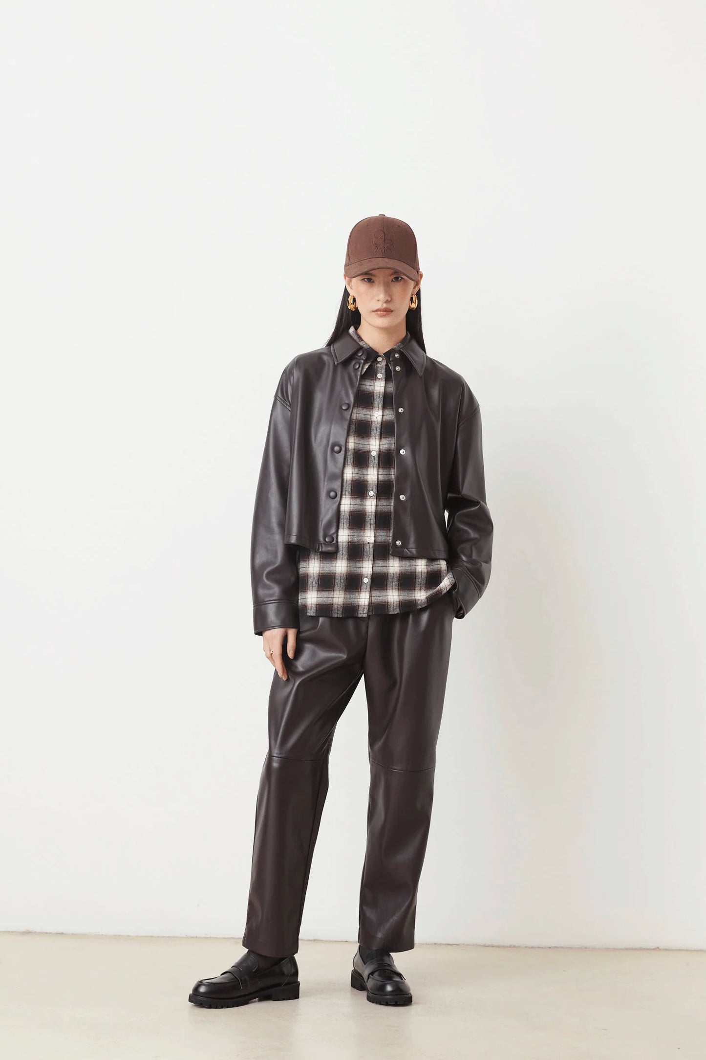 JOE FAUX LEATHER PANTS