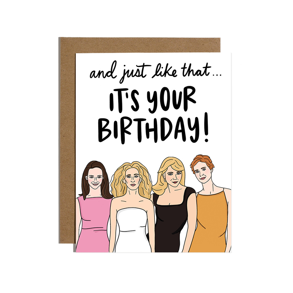 SATC MATH BIRTHDAY CARD