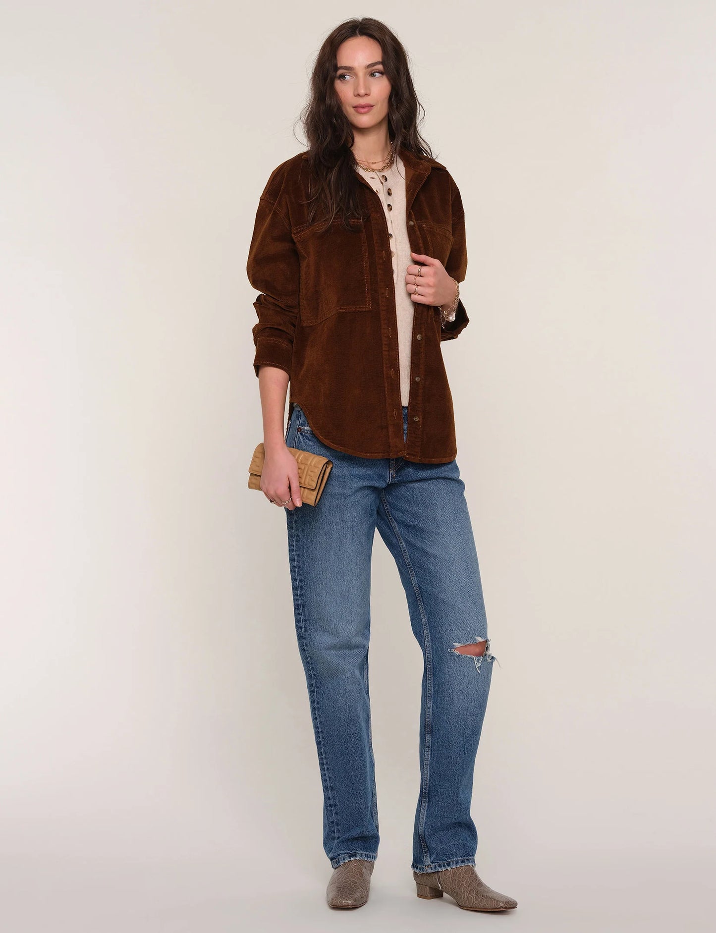 TILLY OVERSIZED CORD SHIRT