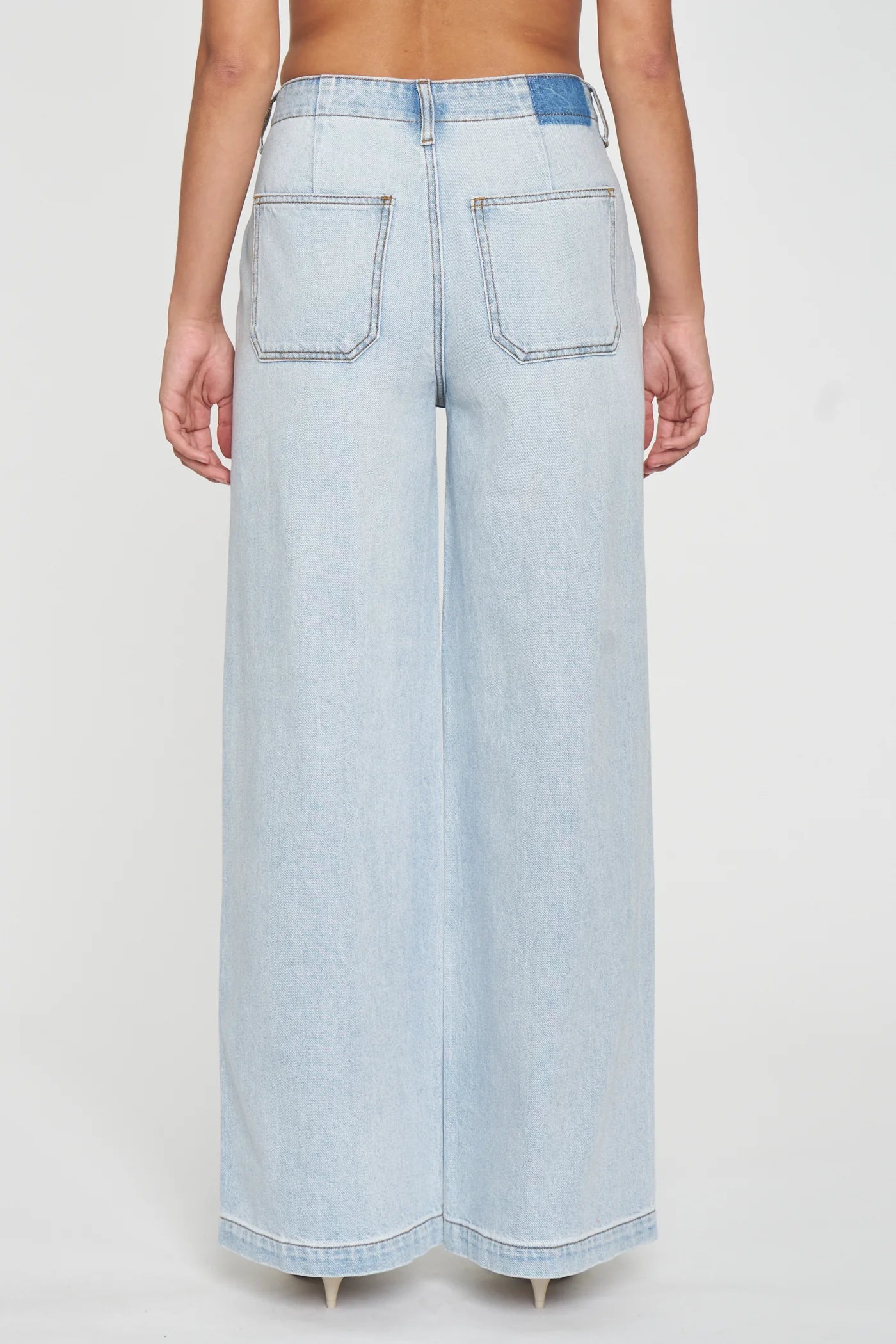 THE KICKBACK HIGH RISE DENIM WIDE LEG