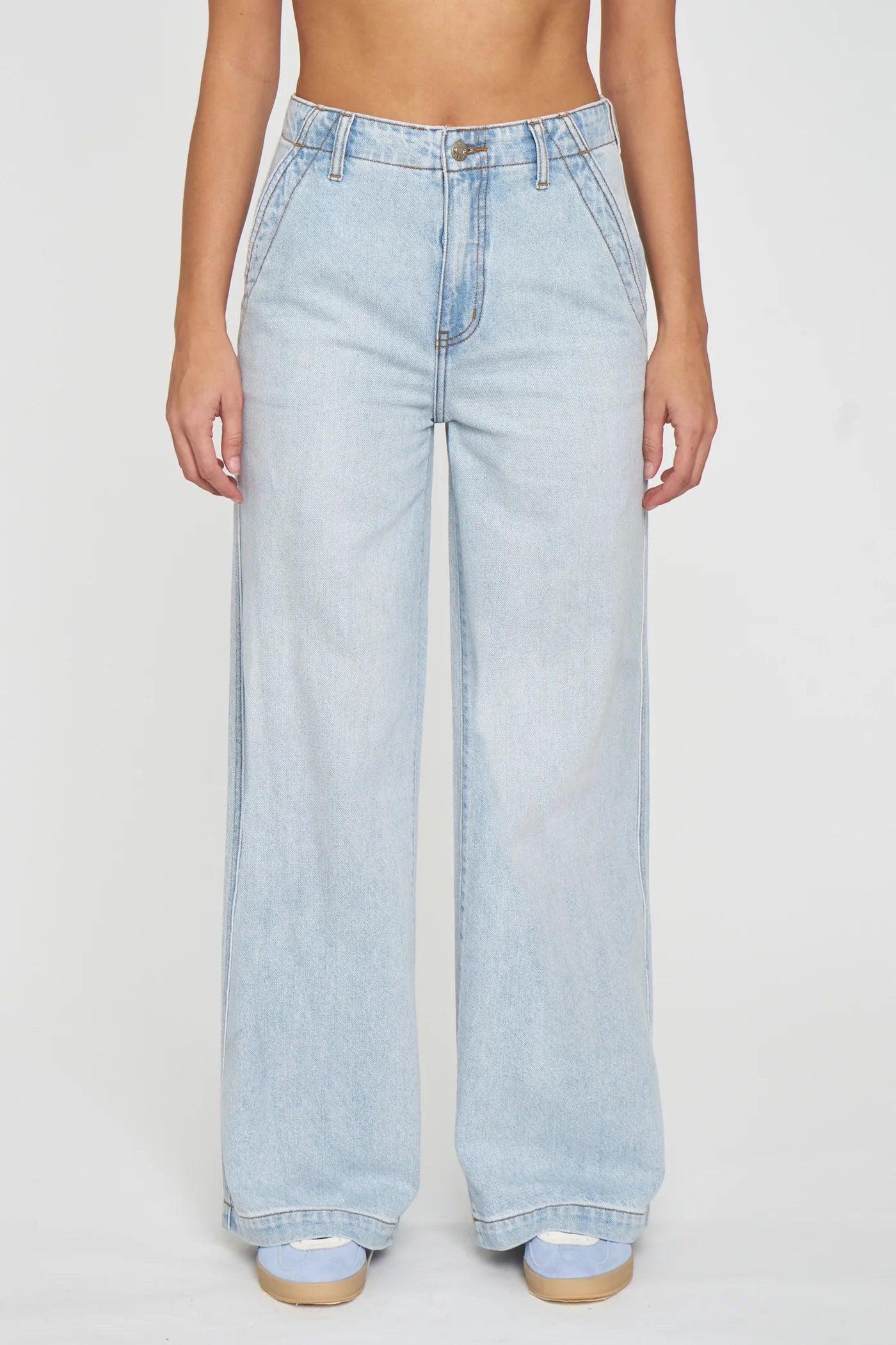 THE KICKBACK HIGH RISE DENIM WIDE LEG