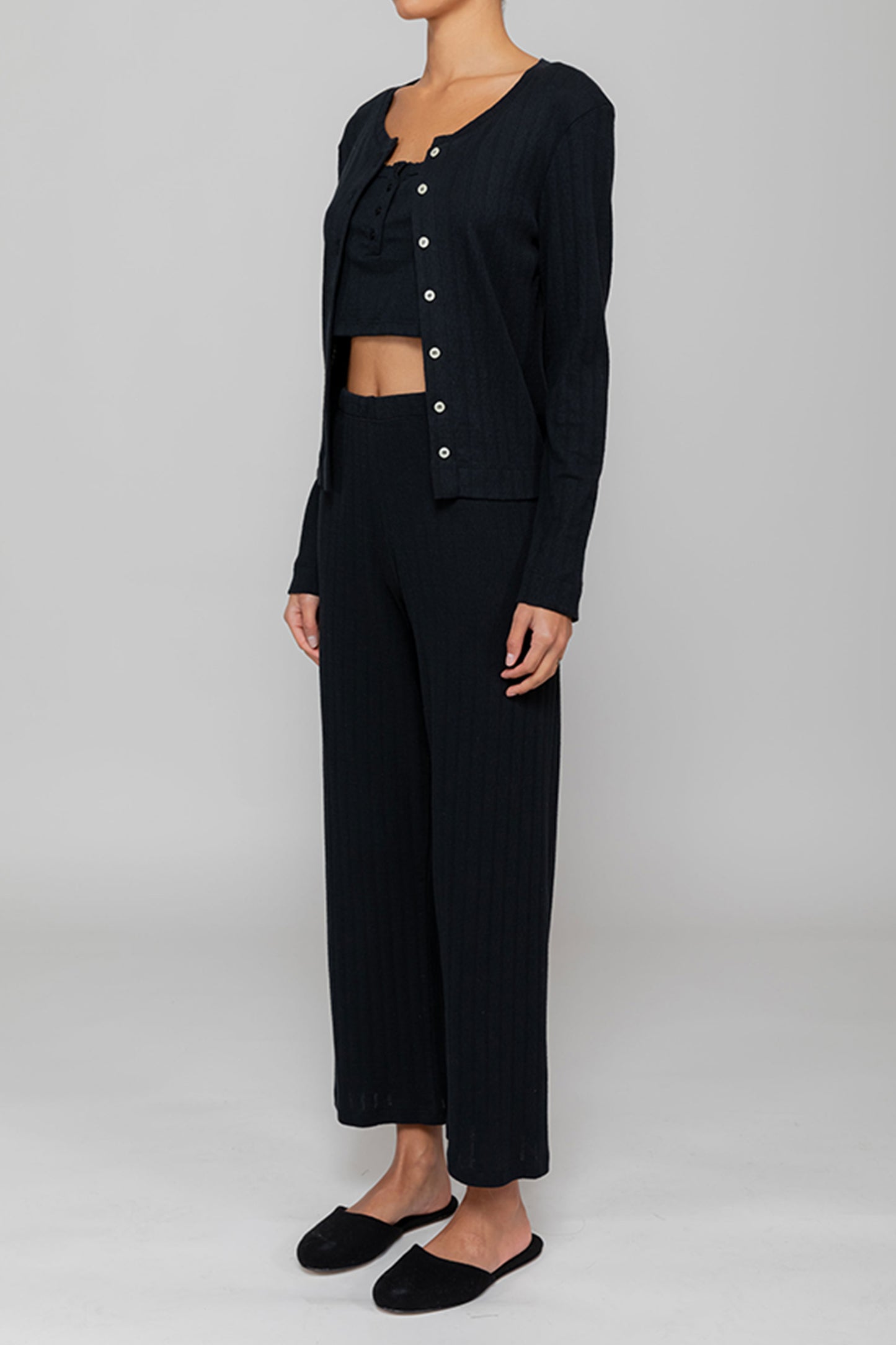 POINTELLE CARDIGAN