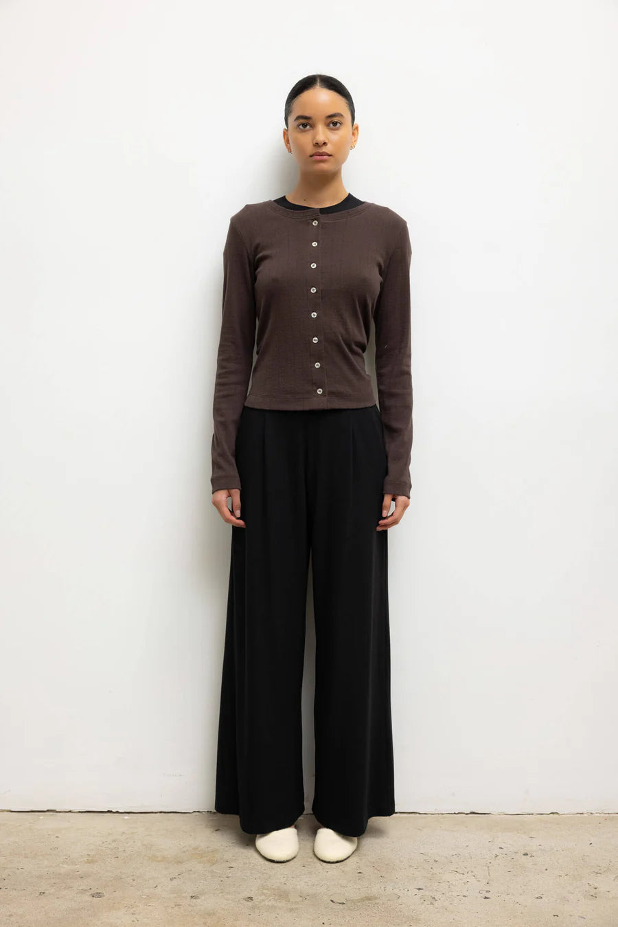 POINTELLE CARDIGAN