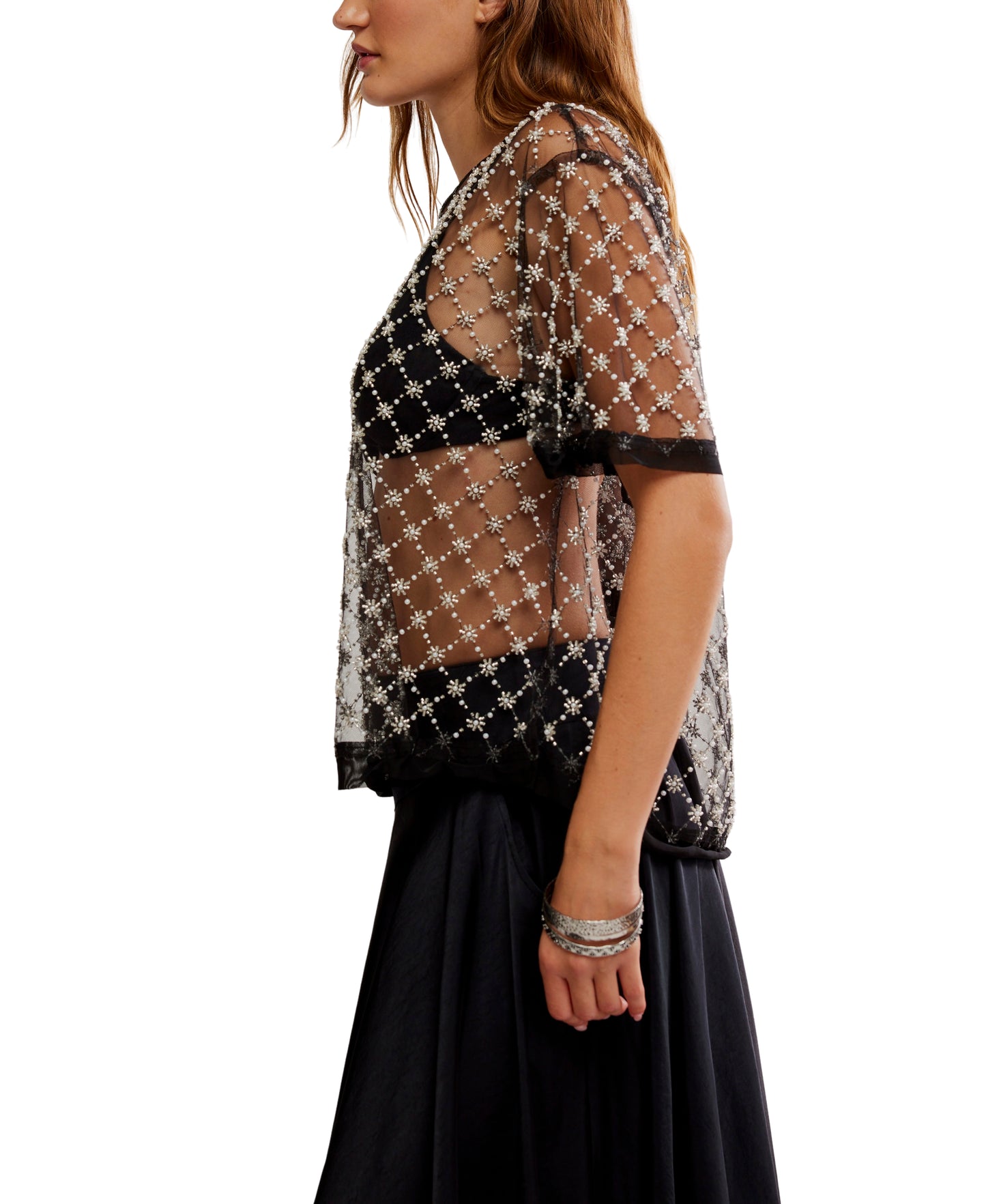 LOIR EMBELLISHED TOP