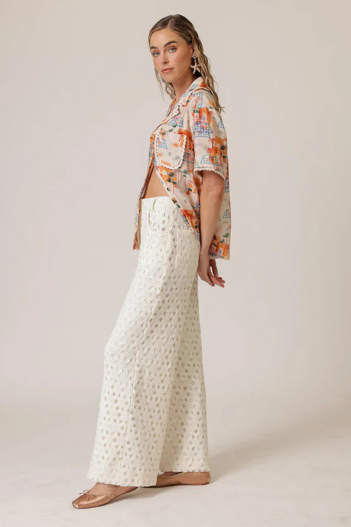 BOWEN CROCHET PANTS