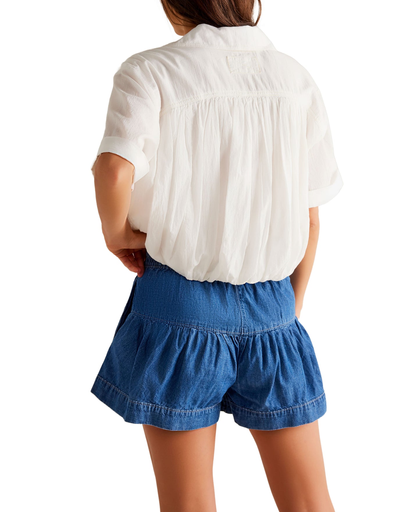 FLEUR DENIM SHORT