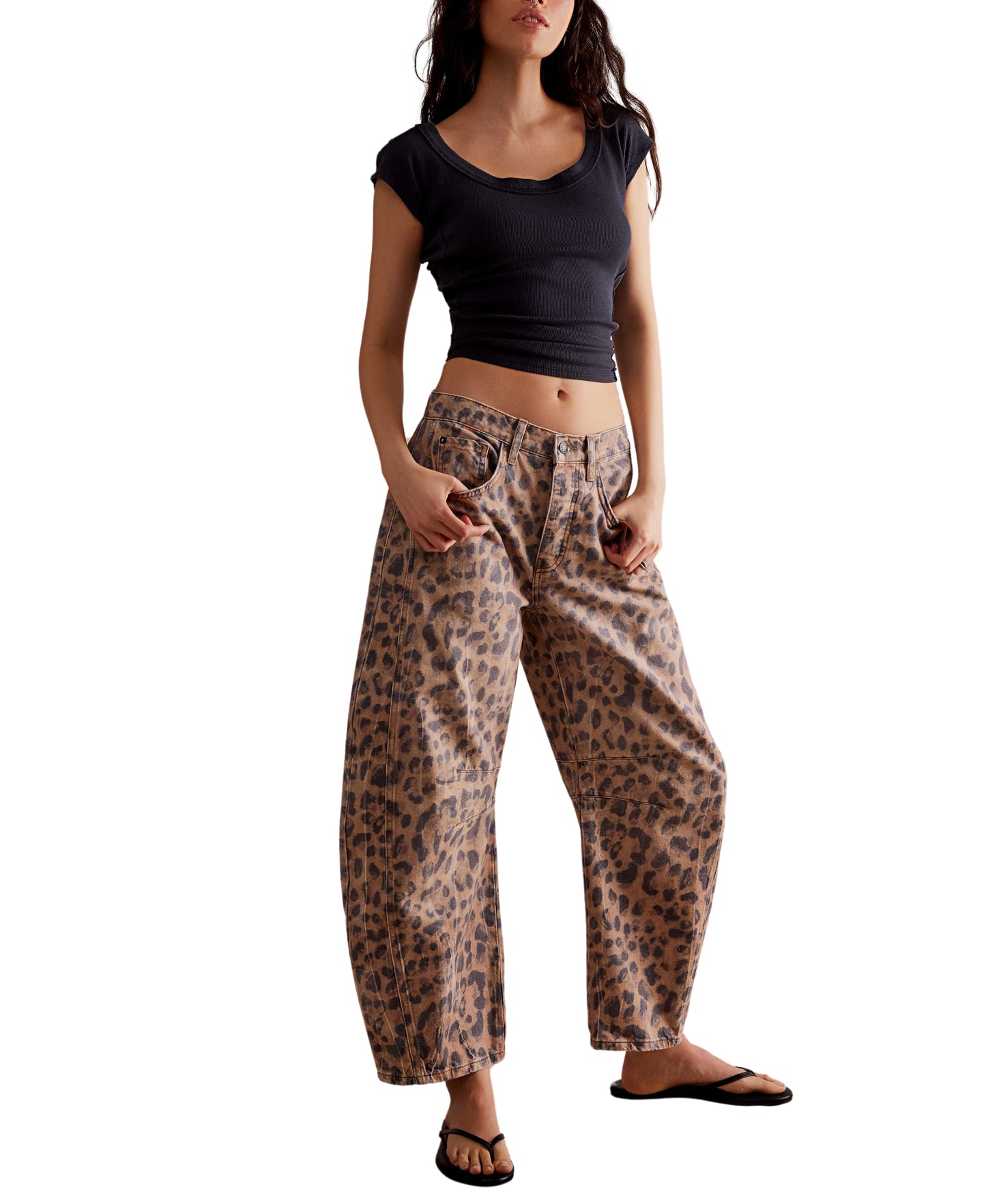 GOOD LUCK PRINTED LEOPARD BARREL