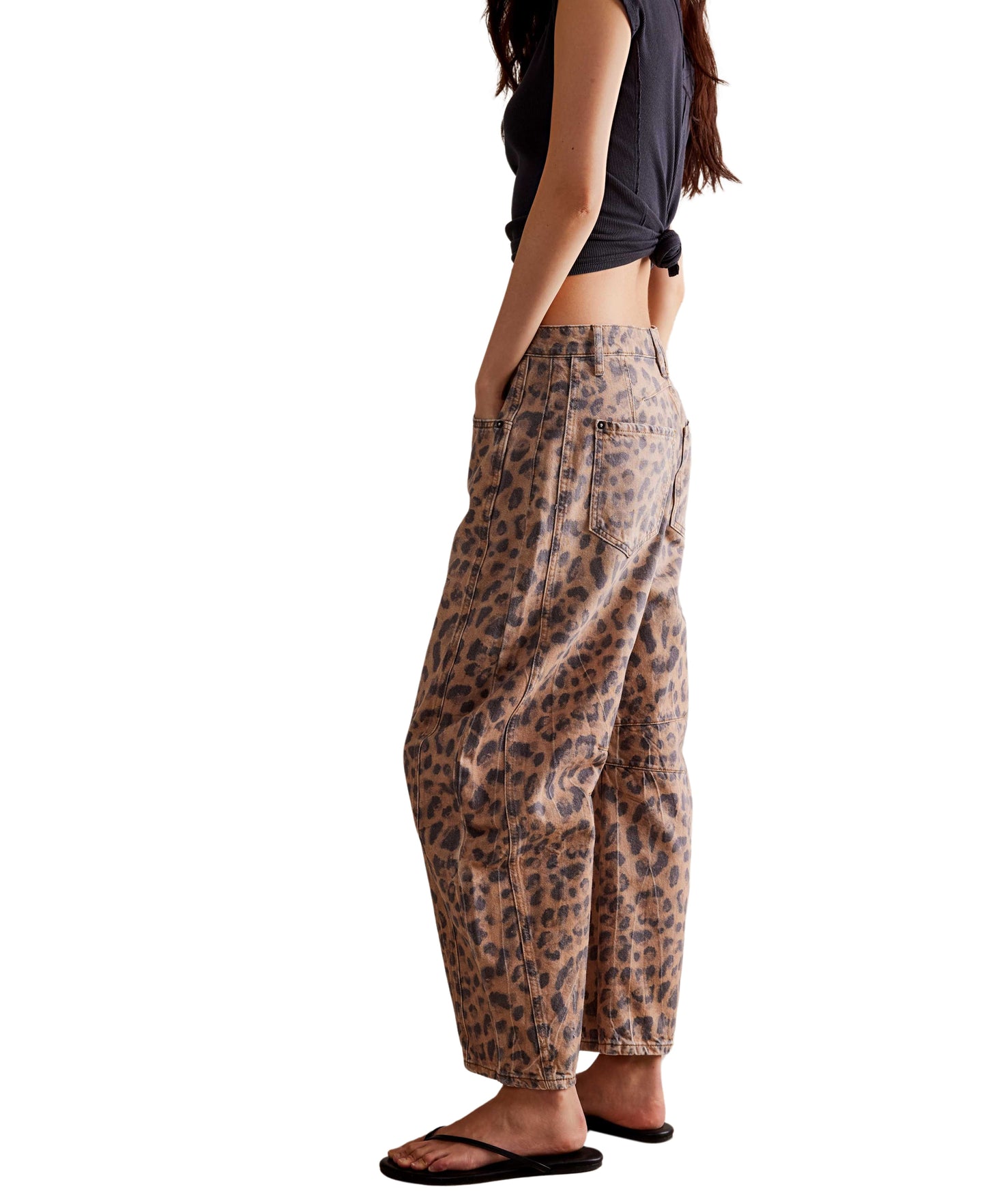 GOOD LUCK PRINTED LEOPARD BARREL