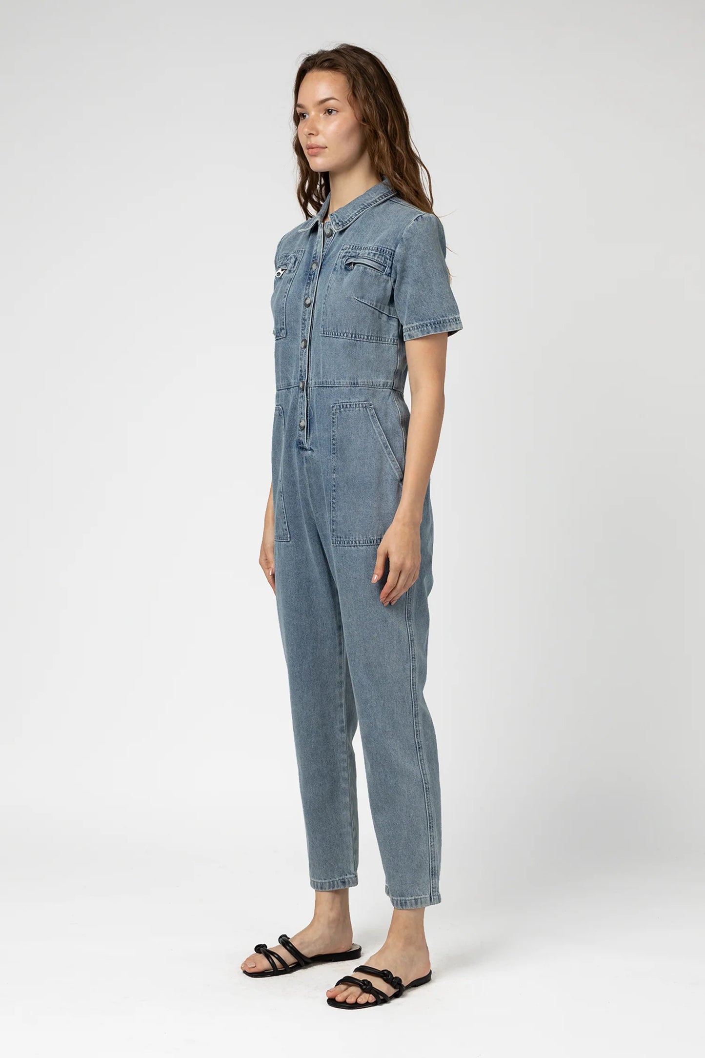 THE CARPENTER DENIM JUMPSUIT