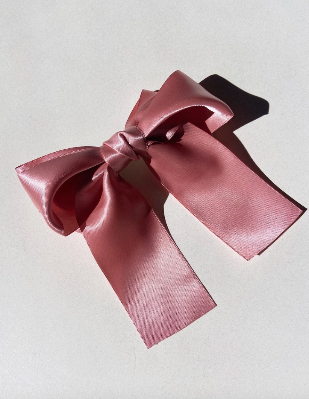 SATIN BOW CLIP
