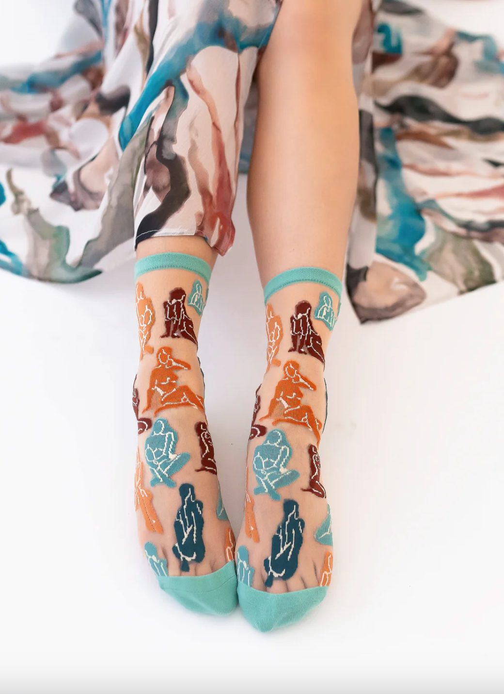 TERRACOTA LADIES SHEER SOCKS