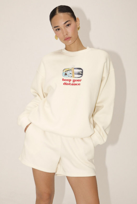 KEEP YOUR DISTANCE SARDINE SWEATSHIRT