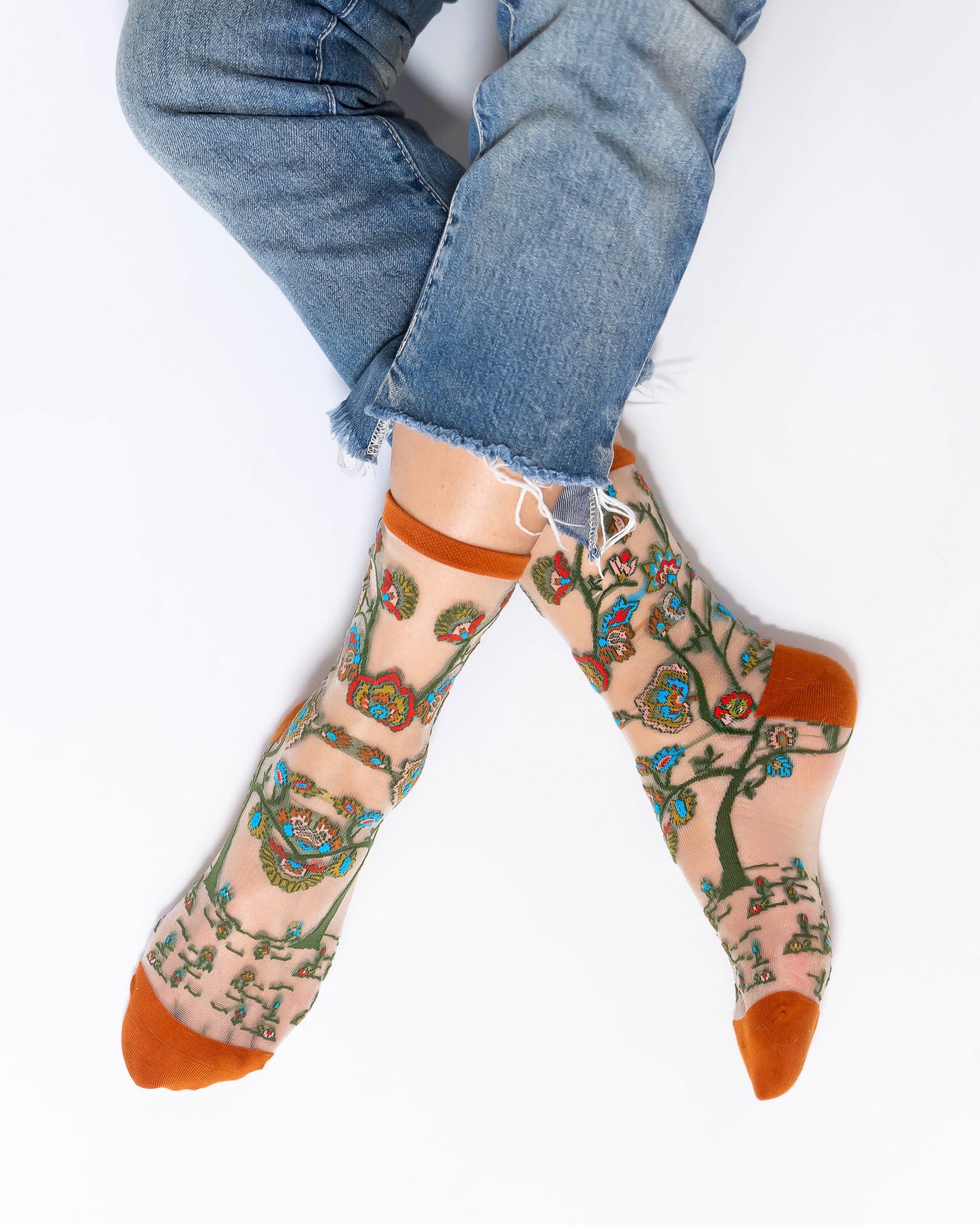 TREE OF LIFE SHEER SOCK