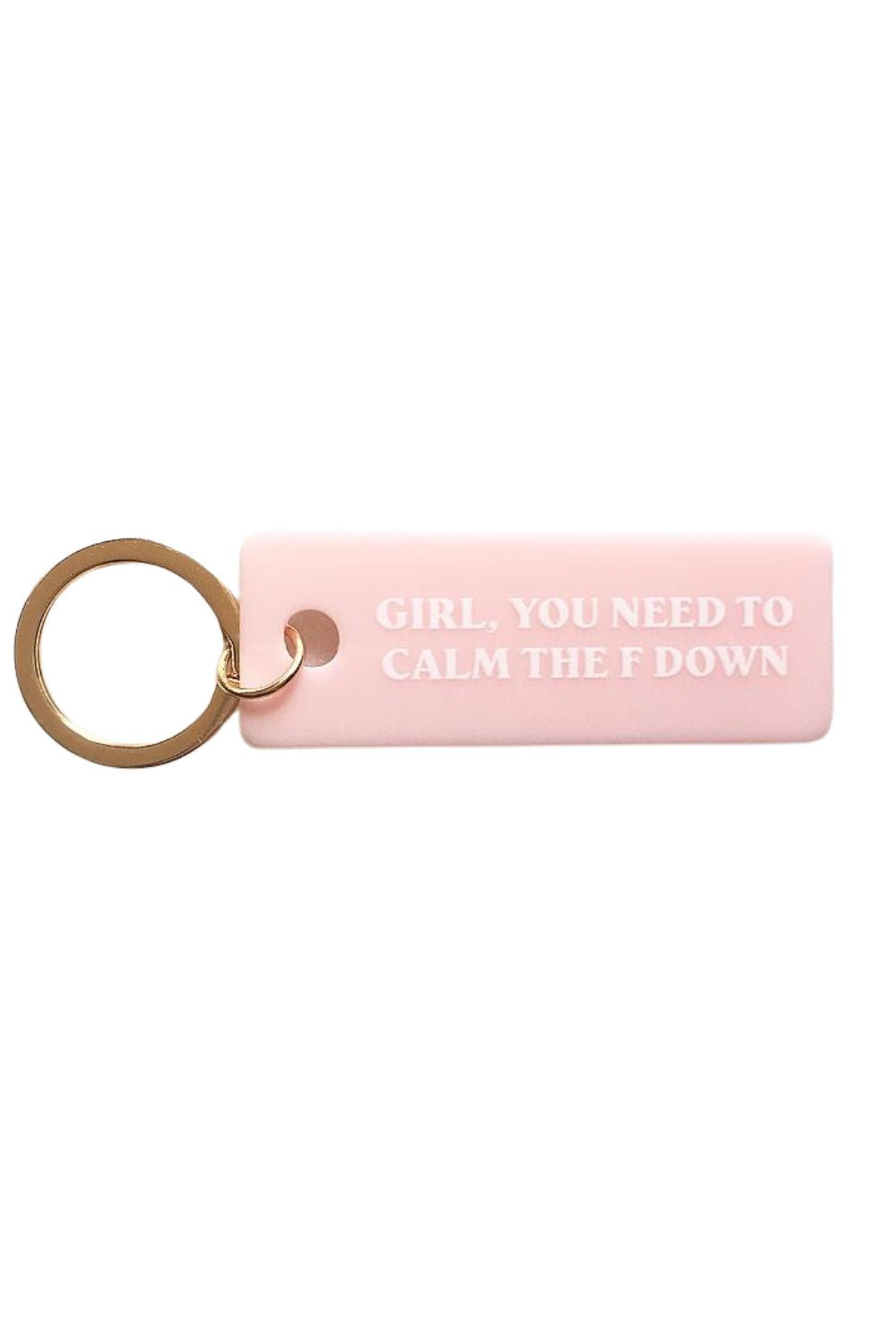 GIRL YOU NEED TO CLAM KEYCHAIN
