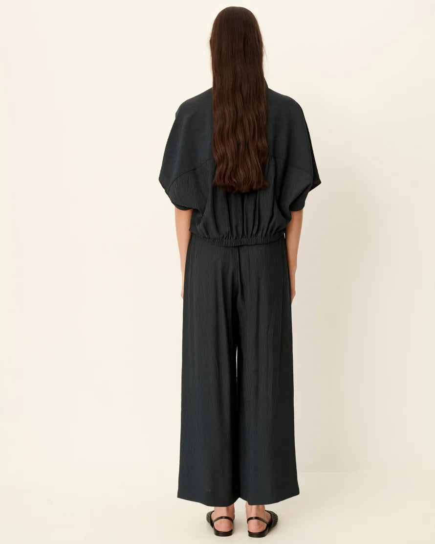 ISLA MINIMA TEXTURED WIDE LEG PANT