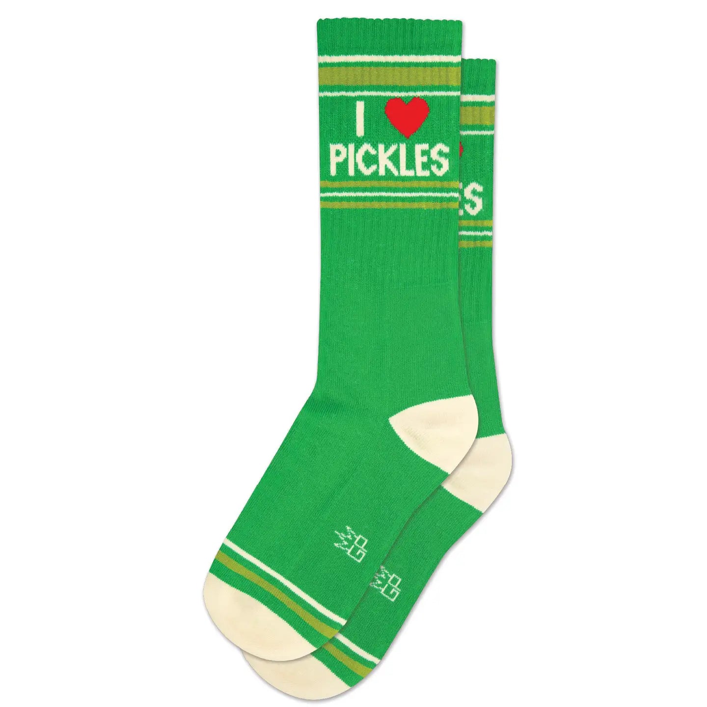 I HEART PICKLES CREW SOCKS