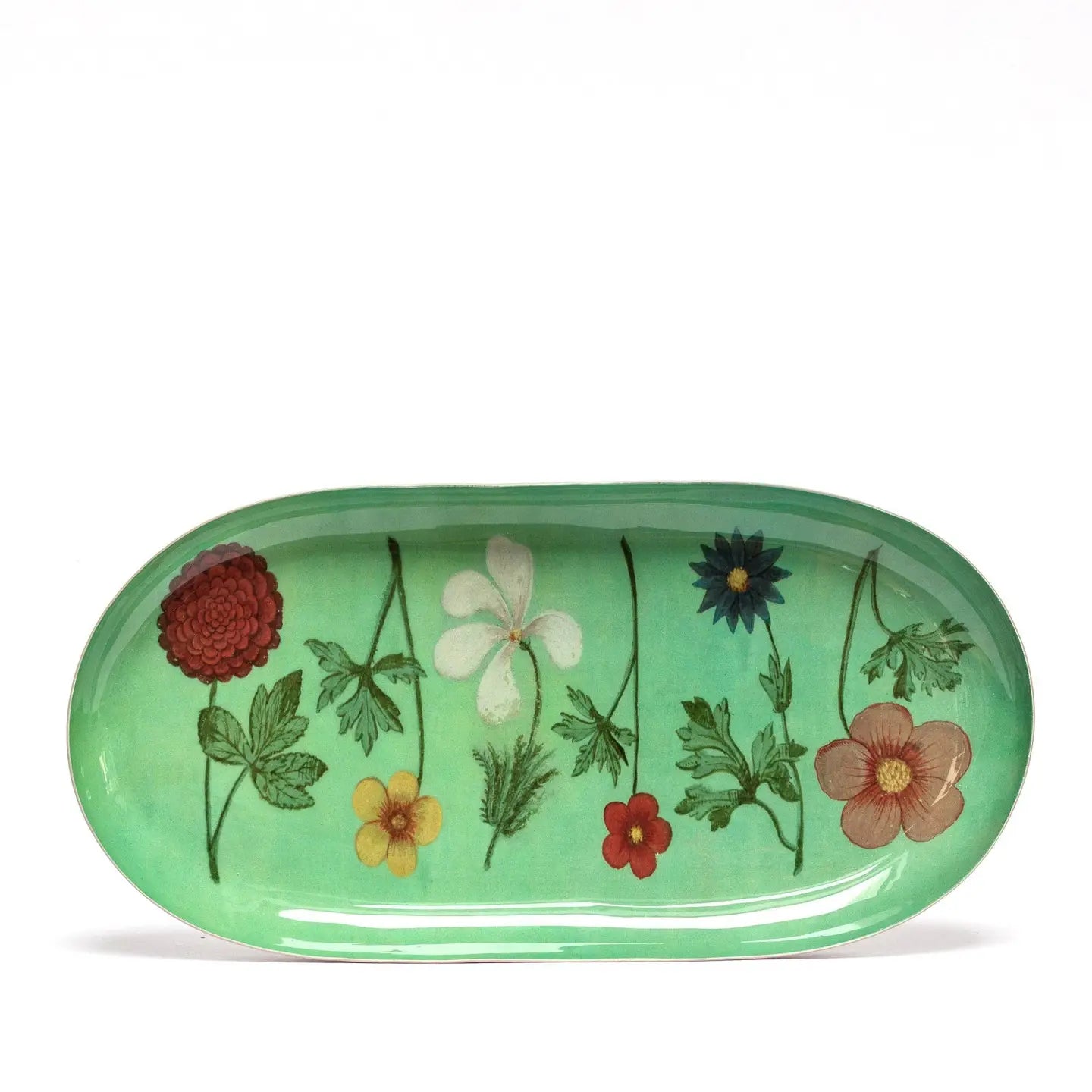 FESTIVAL FLOWERS ENAMEL TRAY