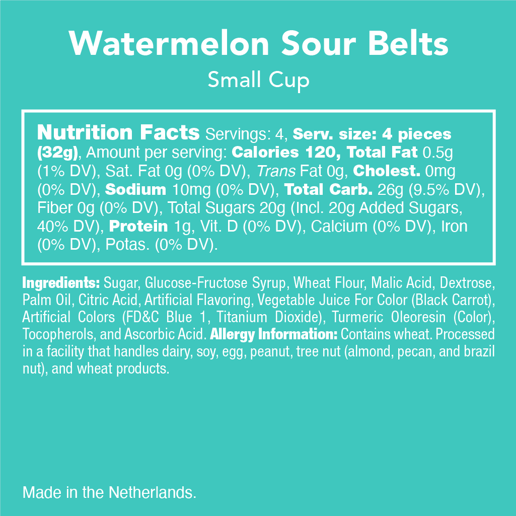 WATERMELON SOUR BELTS