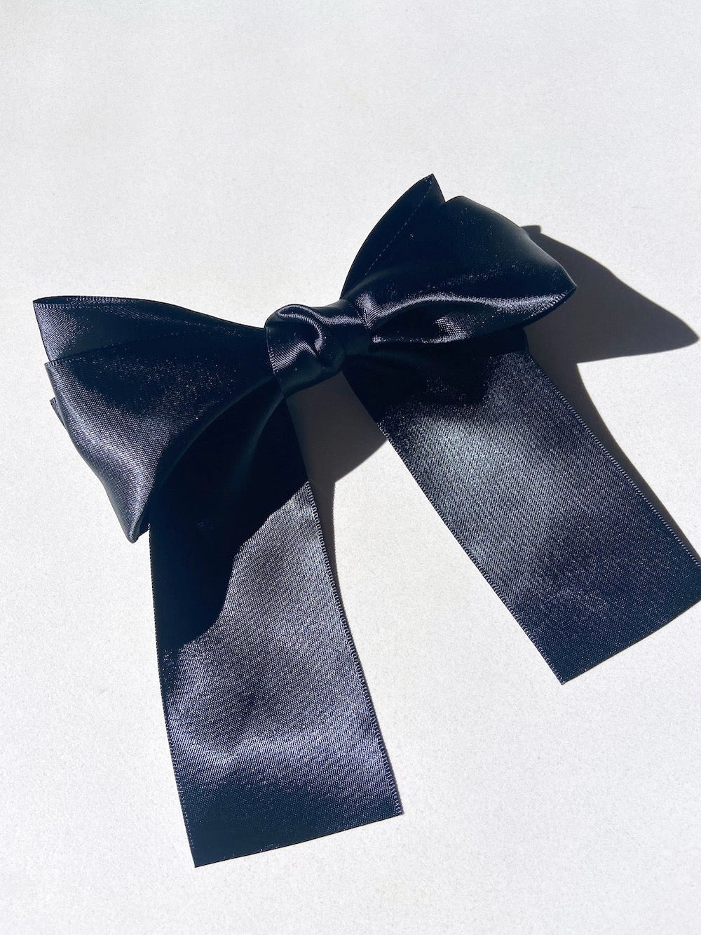 SATIN BOW CLIP