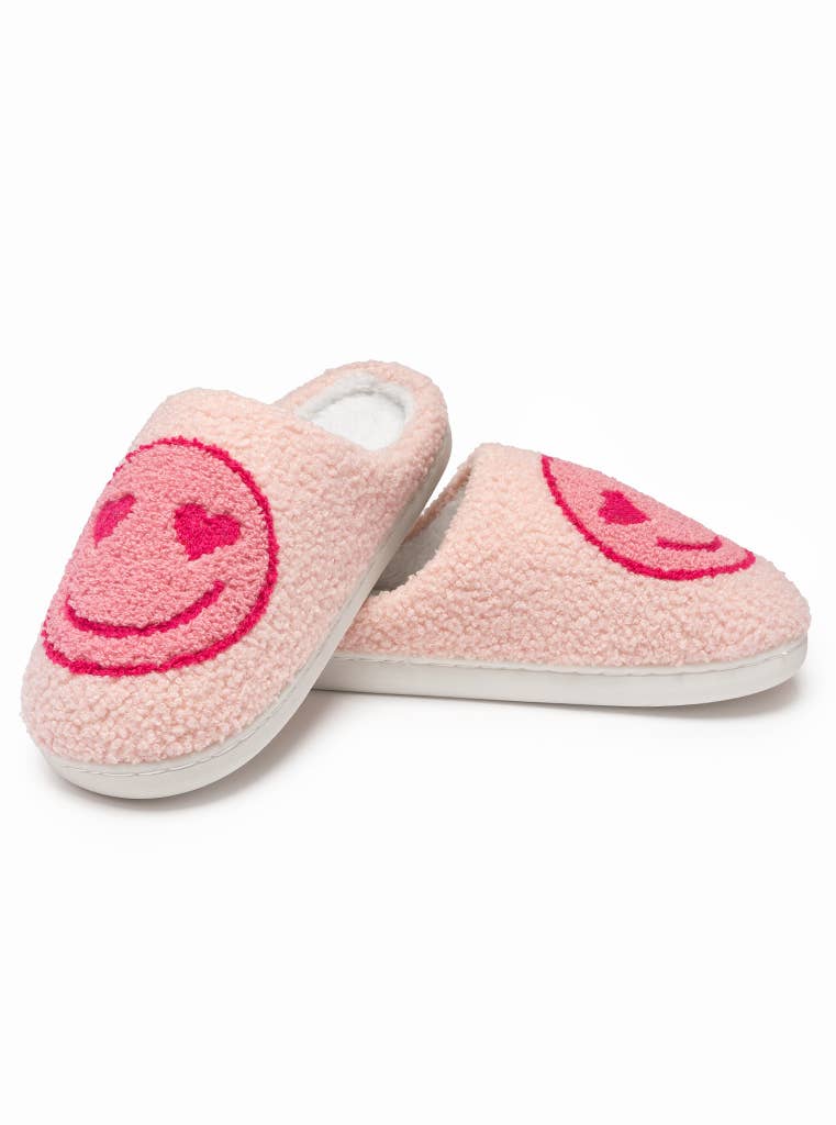 SMILEY FACE SLIPPERS