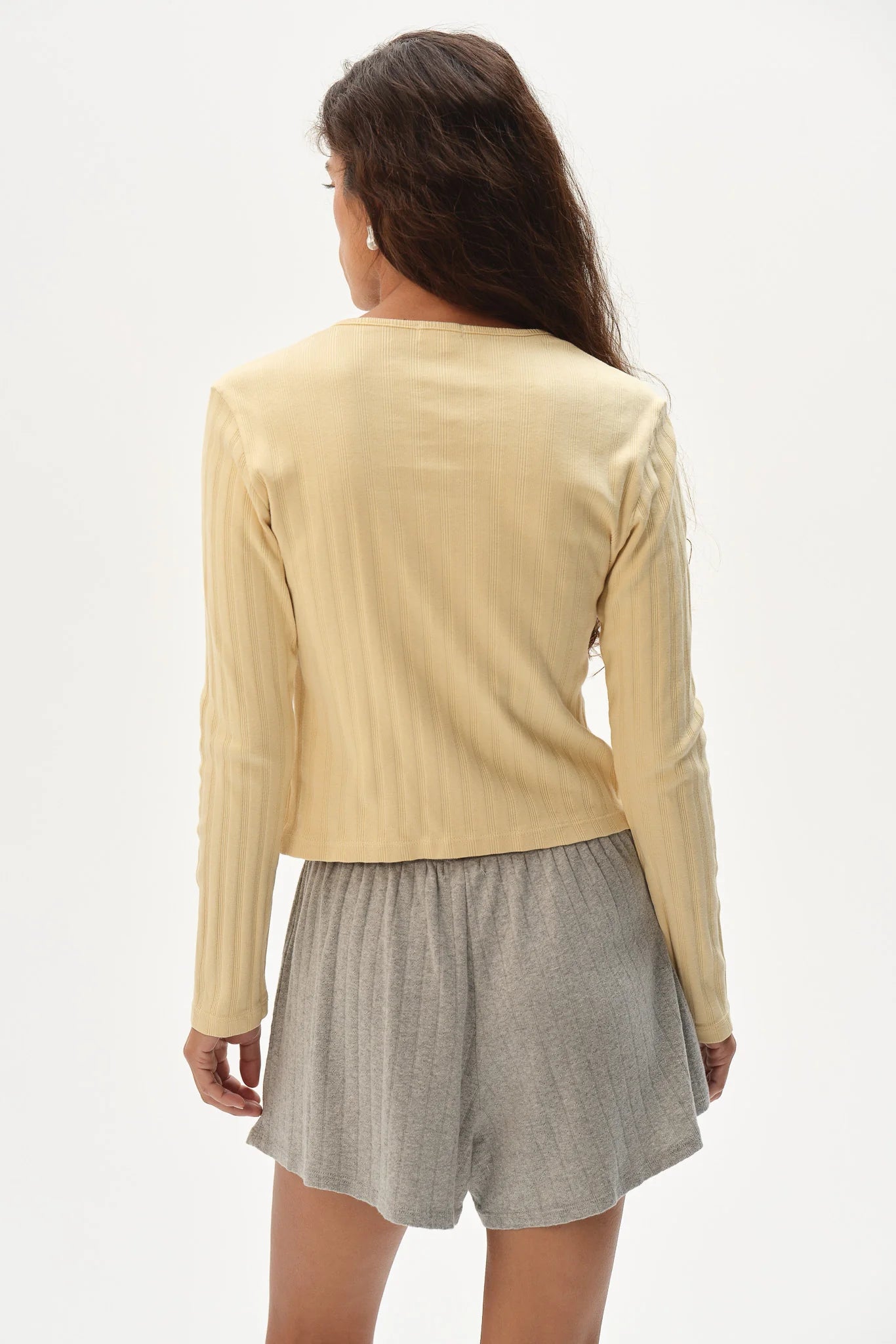 THE VARIED RIB CARDIGAN