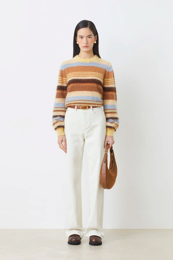 PRIORIS MULTI STRIPE SWEATER